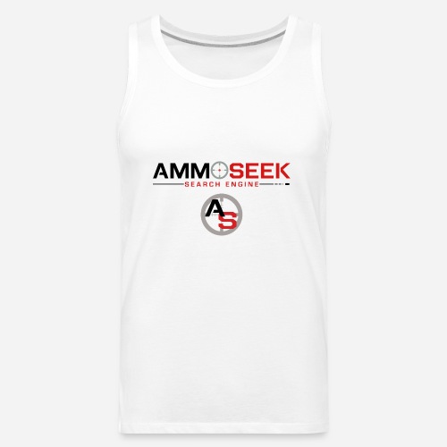 AmmoSeek Combo Logo Black - Men's Premium Tank