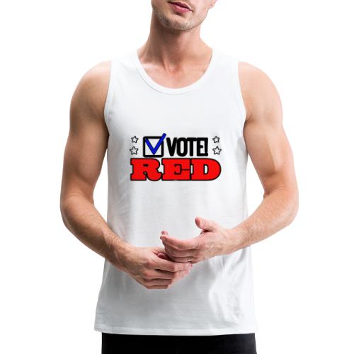 VOTE RED - Men's Premium Tank