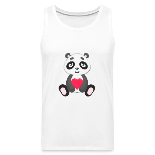 Sweetheart Panda - Men's Premium Tank
