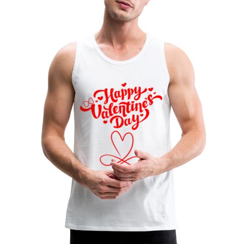 Valentine's Day Designs of Love and Infinity. - Men's Premium Tank