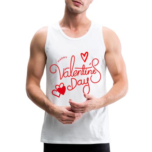 San Valentín, Moda Celebra Día 14 de Febrero - Men's Premium Tank