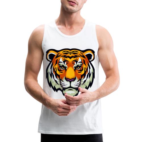 Tiger Fashion Feline Animal, Tiger Willing Success - Men's Premium Tank