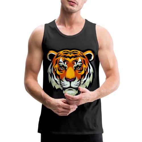 Tiger Fashion Feline Animal, Tiger Willing Success - Men's Premium Tank