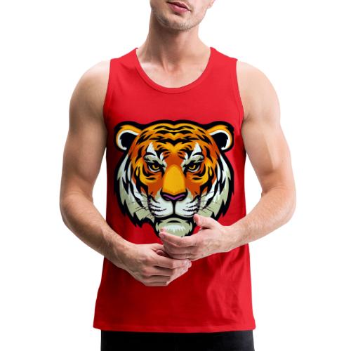 Tiger Fashion Feline Animal, Tiger Willing Success - Men's Premium Tank