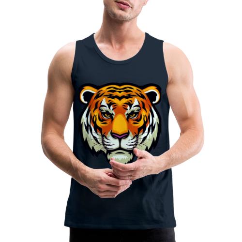 Tiger Fashion Feline Animal, Tiger Willing Success - Men's Premium Tank