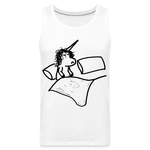 Waking up unicorn - Men's Premium Tank
