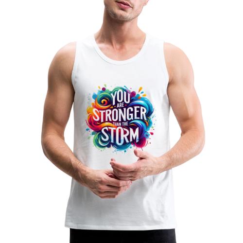 Wellness Collection - Stronger Than the Storm - Men's Premium Tank