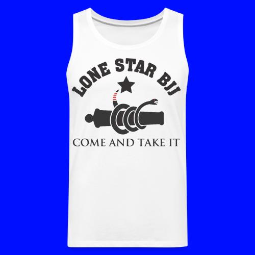 Lone Star BJJ - Come and Take It - Black and Red - Men's Premium Tank