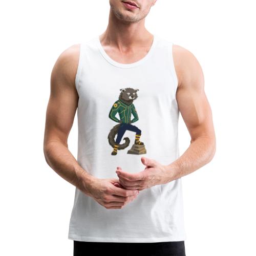 Raccoon Ranger in Neon Armor - Men's Premium Tank