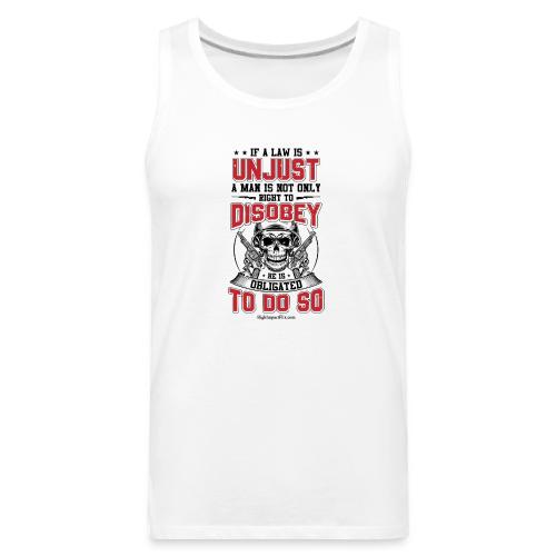Unjust Laws for Light Colors - Men's Premium Tank