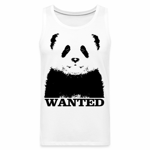 Wanted Panda - gift ideas for children and adults - Men's Premium Tank