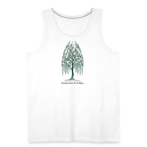Easter Branches Bow Willow T Shirt, Easter Gift - Men's Premium Tank