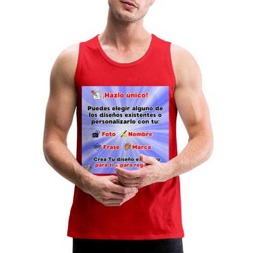 Personalized Souvenirs with Photo, Phrase, Design - Men's Premium Tank