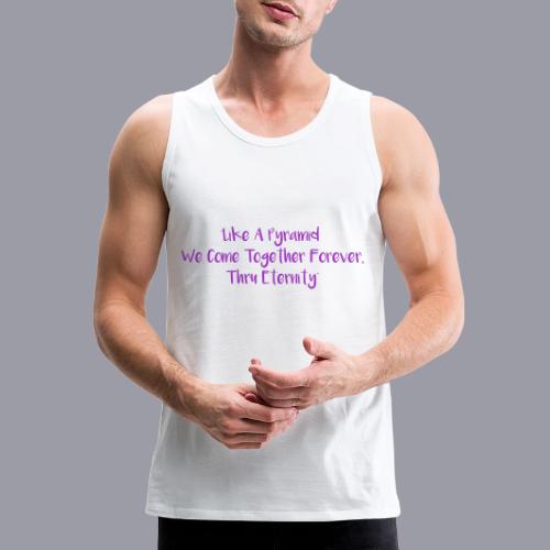 TOGETHER FOREVER (PURPLE PRINT) - Men's Premium Tank