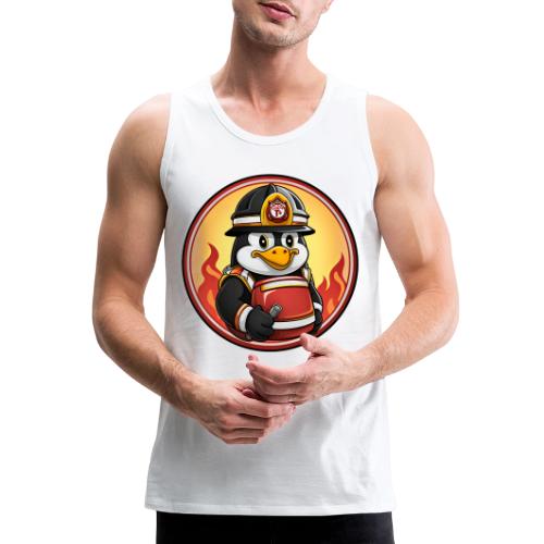 Penguin Firefighter - Men's Premium Tank