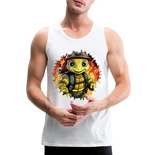 Firefighter turtle - Men's Premium Tank