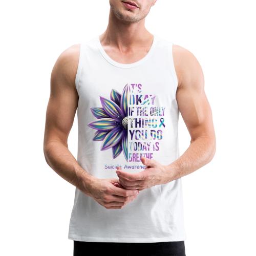 Wellness Collection - All You Do Today is Breathe - Men's Premium Tank