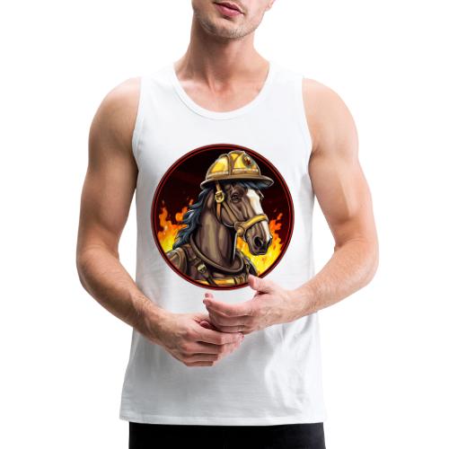 Firefighter horse - Men's Premium Tank