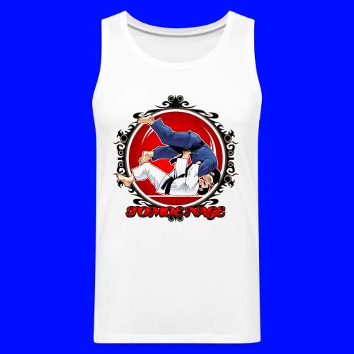 Judo Shirt Jiu Jitsu Shirt Throw Tomoe Nage - Men's Premium Tank