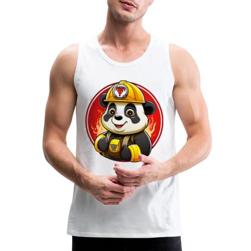 Firefighter panda - Men's Premium Tank