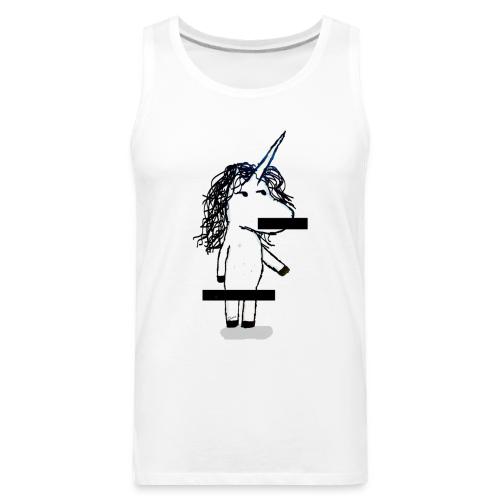 Kaede the Unicorn Censored - Men's Premium Tank