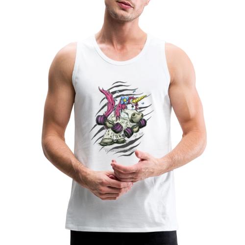 train like a unicorn - Men's Premium Tank