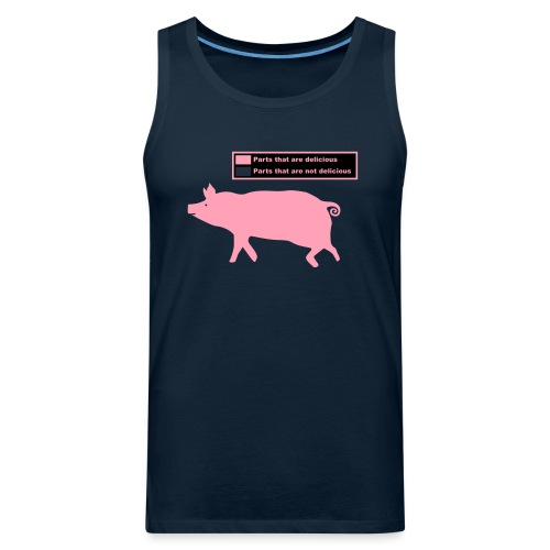 Bacon Pig Pork BBQ - Men's Premium Tank