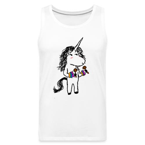 Kaede The unicorn dancing - Men's Premium Tank