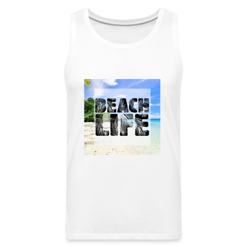 Beach Life Design - Men's Premium Tank