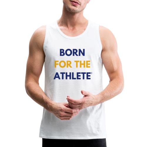 Born for the Athlete, Blue/Yellow - Men's Premium Tank