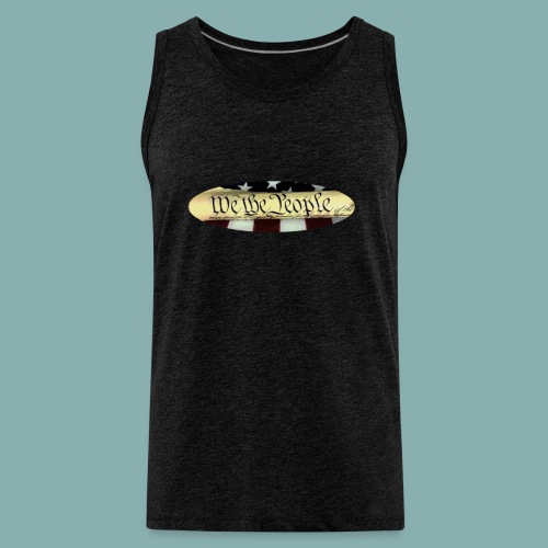 We the People color oval - Men's Premium Tank