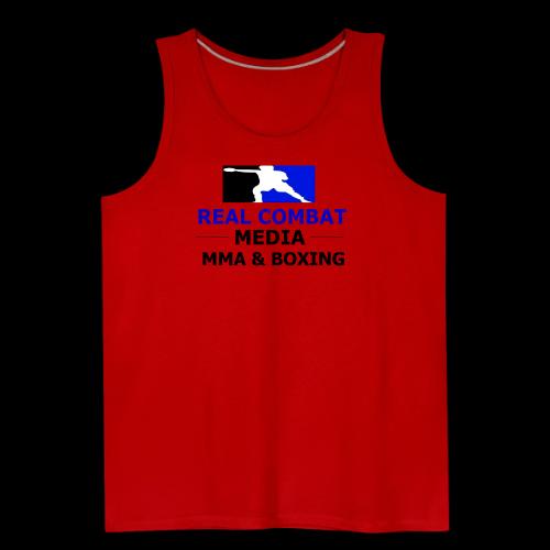 RCM MMA & BOXING Blue Logo - Men's Premium Tank