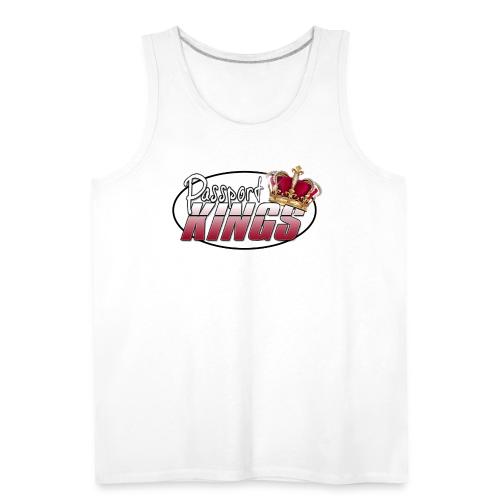 Passportkings white shirt design - Men's Premium Tank