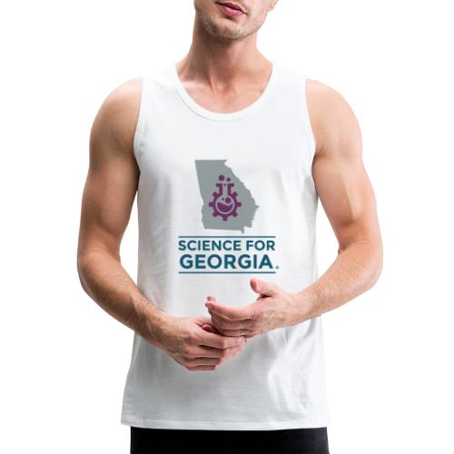 Science for Georgia Stacked Logo - Men's Premium Tank