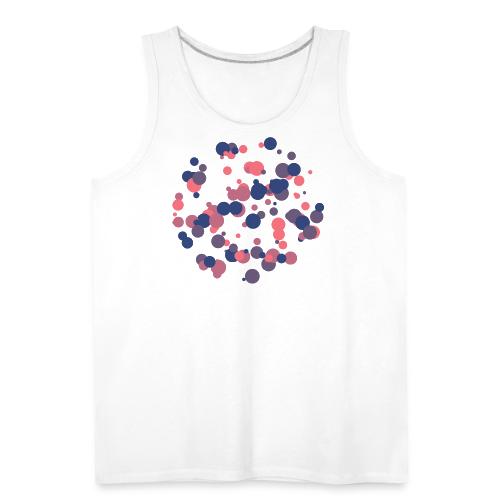 abstract circles pattern - Men's Premium Tank