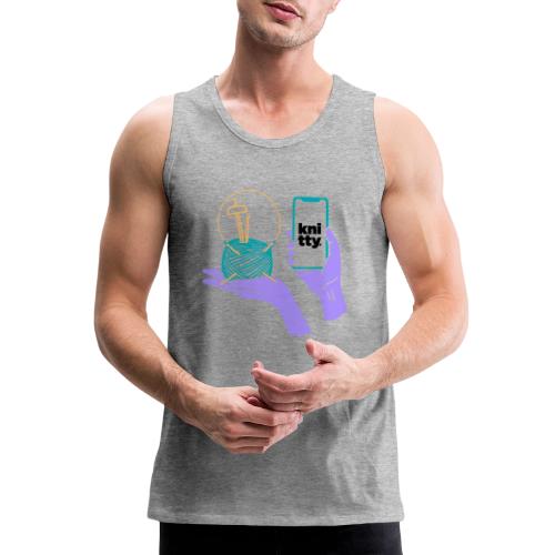 Crafty elements for yarny types - Men's Premium Tank