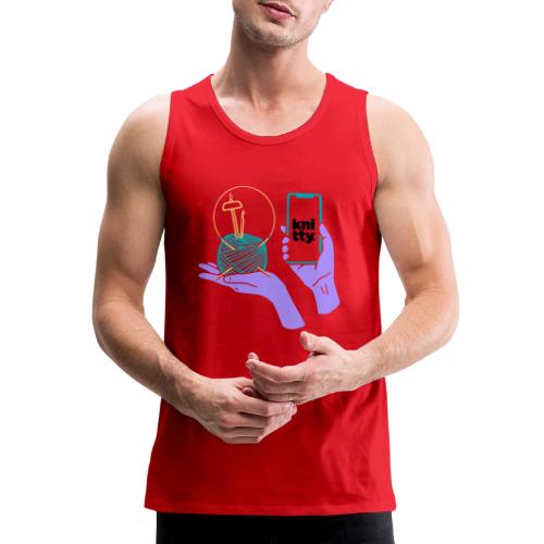 Crafty elements for yarny types - Men's Premium Tank