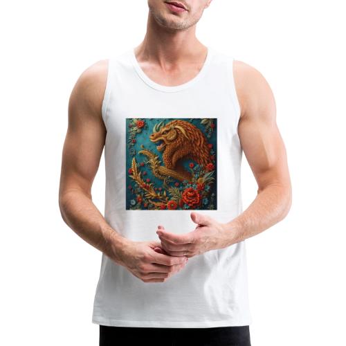 Fantasy souvenirs, regional Mexican designs - Men's Premium Tank
