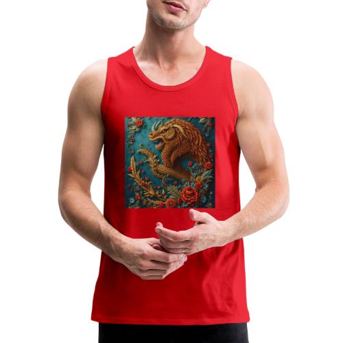 Fantasy souvenirs, regional Mexican designs - Men's Premium Tank