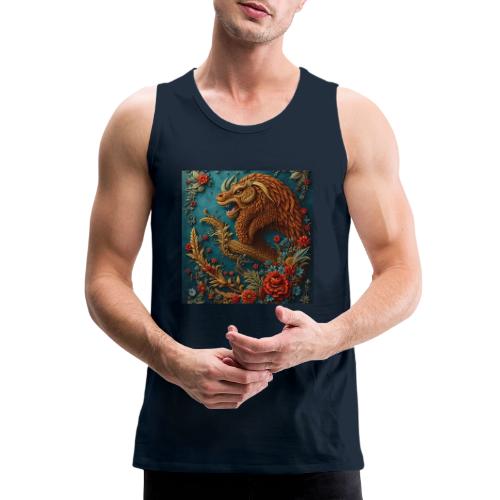 Fantasy souvenirs, regional Mexican designs - Men's Premium Tank