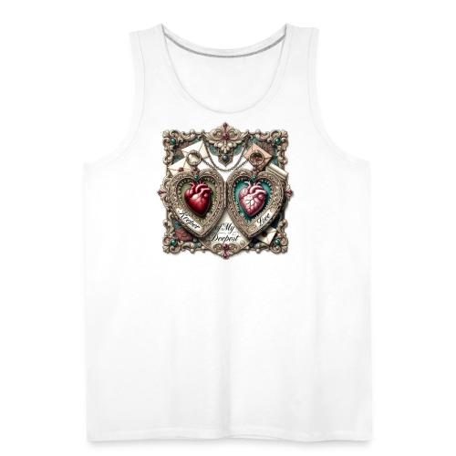 Keeper of My Deepest Love Victorian Locket T-Shirt - Men's Premium Tank