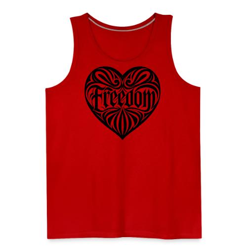 FREEDOM in Heart - Men's Premium Tank