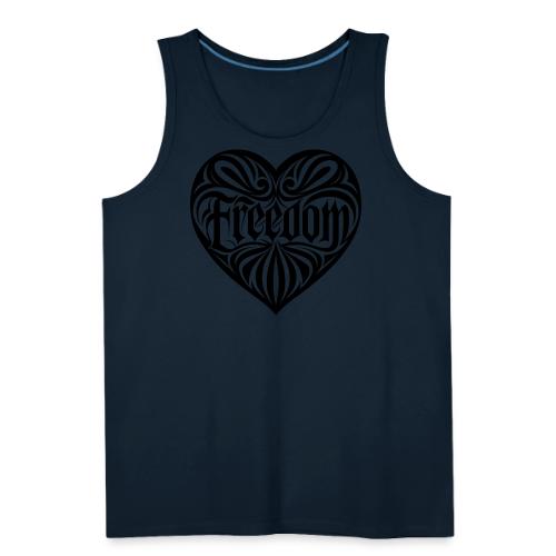 FREEDOM in Heart - Men's Premium Tank