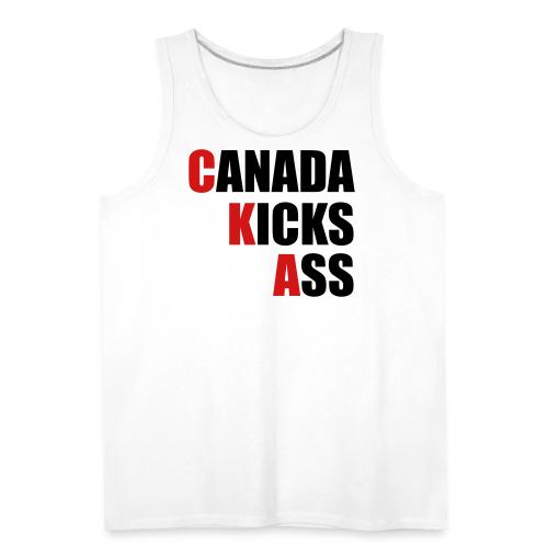Canada Kicks Ass Vertical - Men's Premium Tank