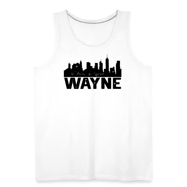 Wayne Skyline Black Wayne Michigan MI City Design