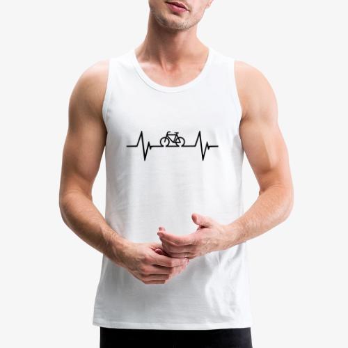 Bicycle Hearbeat - Men's Premium Tank
