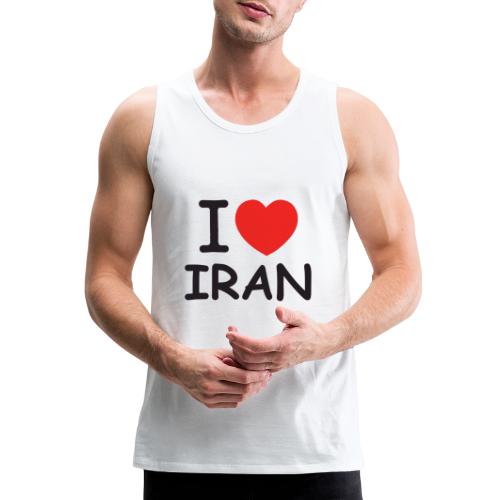 I Love IRAN - Men's Premium Tank