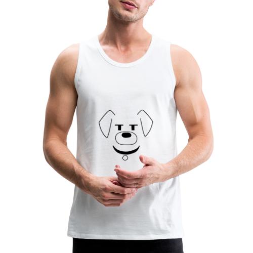 dog with non-pointy ears - Men's Premium Tank