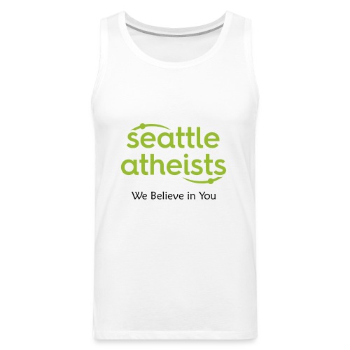 Seattle Atheists -(light background) - Men's Premium Tank