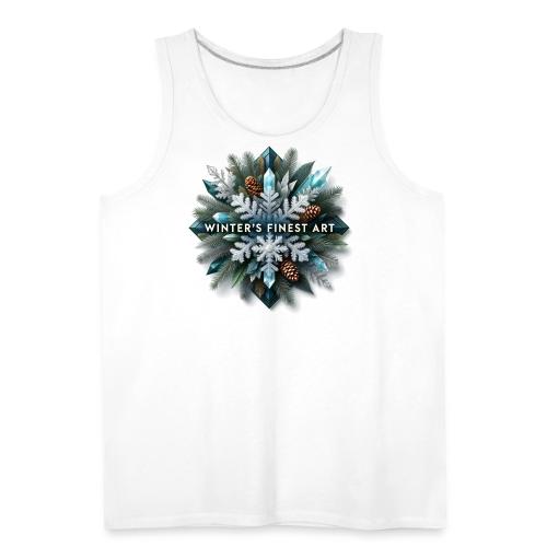 Intricate Frozen Evergreen T-Shirt - Men's Premium Tank
